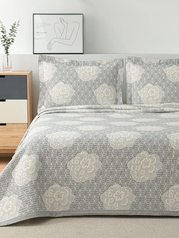 Покрывало Arya Жаккард 250X260 Apollo Серый